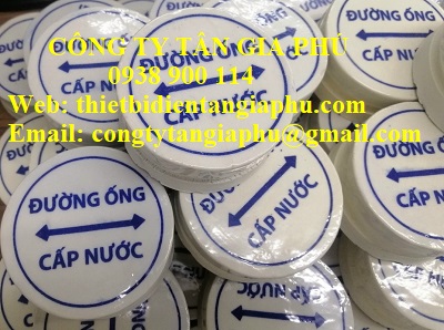 sứ mốc cảnh báo ống nước