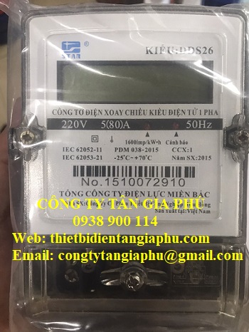 đồng hồ điện 1 pha