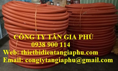 ống nhựa xoắn cam