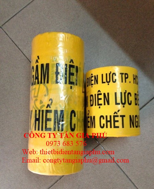 băng cảnh báo cáp điện lực chôm ngầm