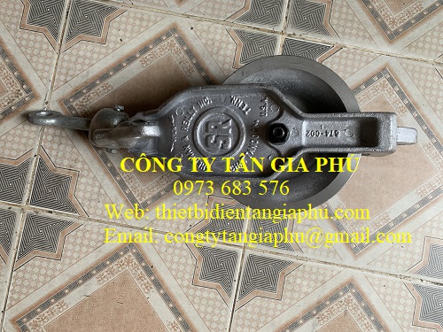 puly nhôm kéo cáp
