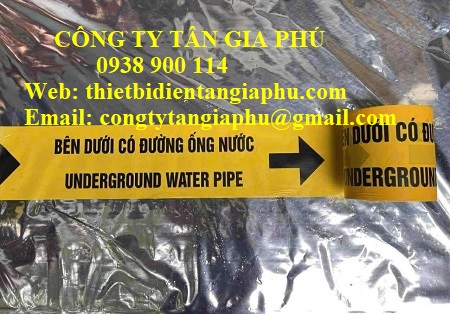 Băng cảnh báo đường nước ngầm