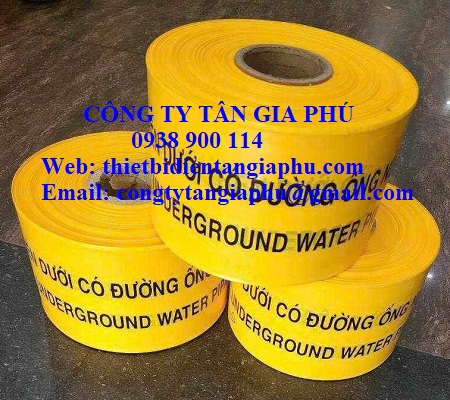 Băng cảnh báo đường ống nước ngầm