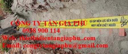 Băng báo hiệu cáp điện ngầm