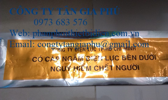 Băng cảnh báo cáp ngầm điện lực tp.hcm