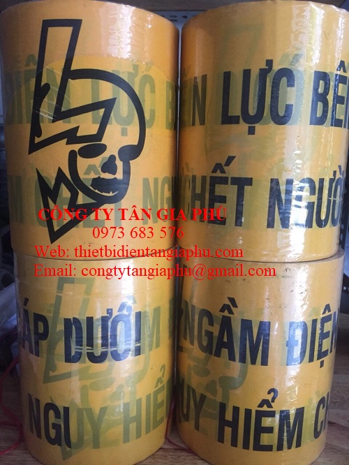 băng cảnh báo cáp điện lực ngầm