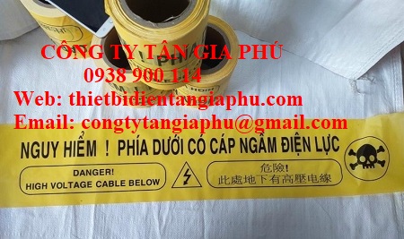 Băng cảnh báo cáp 3 thứ tiếng