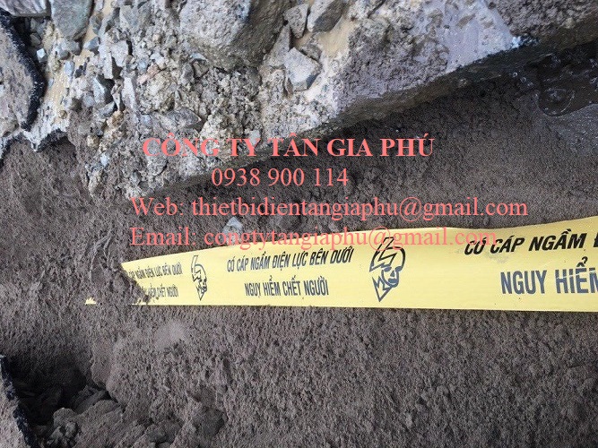 Băng cảnh báo cáp ngầm điện 