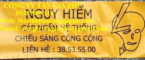 băng cảnh báo cáp chiếu sáng