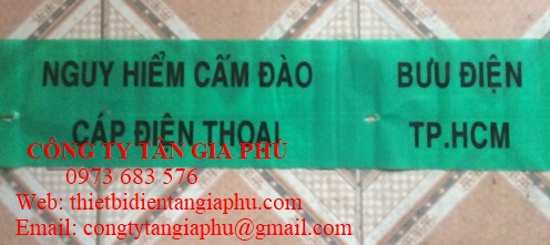 Băng cảnh báo cáp điện thoại viễn thông