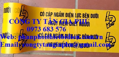 băng báo hiệu cáp ngầm điện lực