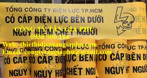 băng cảnh báo cáp trung thế