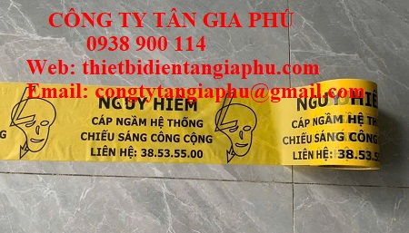 Băng cảnh báo cáp chiếu sáng 2