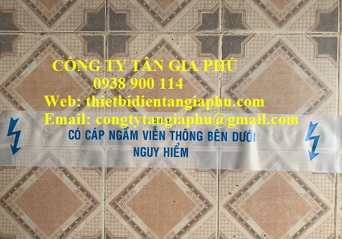 băng báo cáp ngầm viễn thông