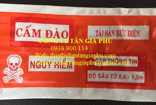 băng cảnh báo cáp ngầm viễn thông