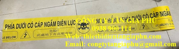 băng báo hiệu cáp điện