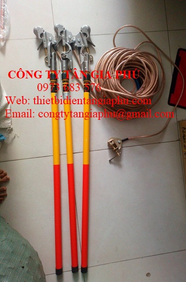 bộ tiếp địa lưu động 110kv