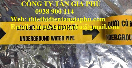 Băng cảnh báo ống nước ngầm