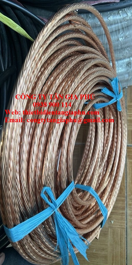 cáp đồng trần tiếp địa