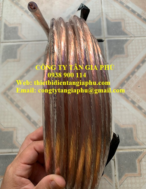 cáp đồng mềm bọc nhựa