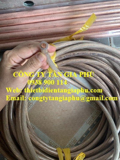 cáp tiếp địa bọc nhựa