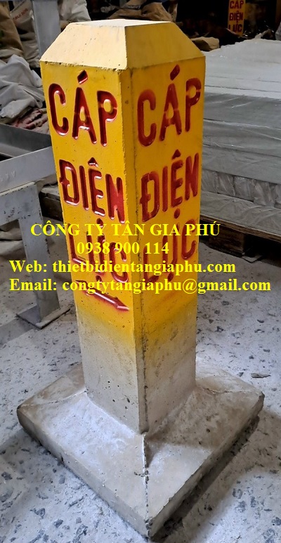 cọc cảnh báo cáp ngầm trung thế