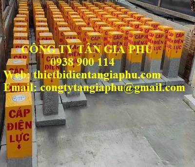 cọc cáp điện lực bằng bê tông