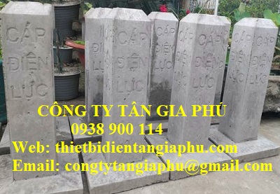 cọc cảnh báo bằng bê tông