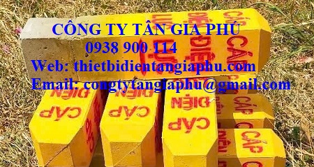 Cọc mốc cáp điện lực bằng bê tông