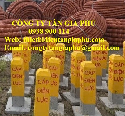 Cọc mốc điện lực bê tông