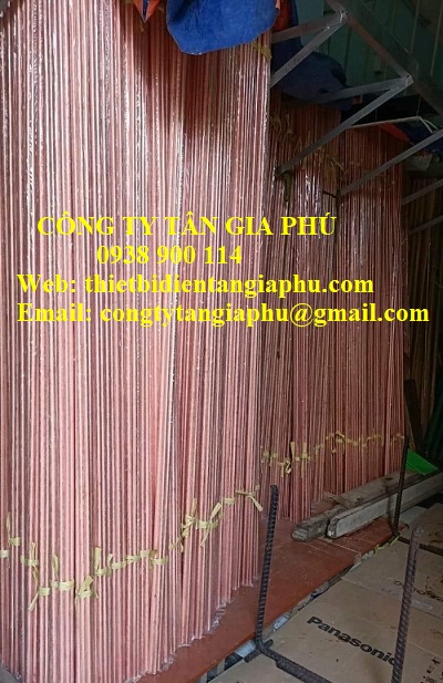 cọc mạ đồng tiếp địa