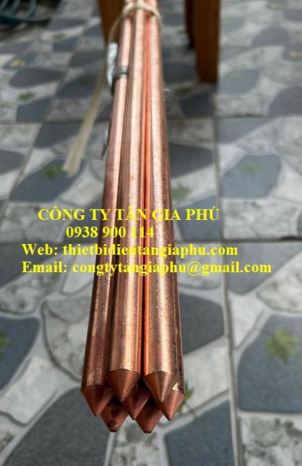 Cọc mạ đồng 16x2400