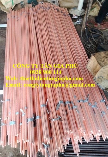 Cọc chống sét mạ đồng