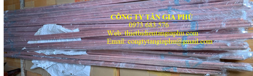 cọc tiếp địa mạ đồng 16x2.4