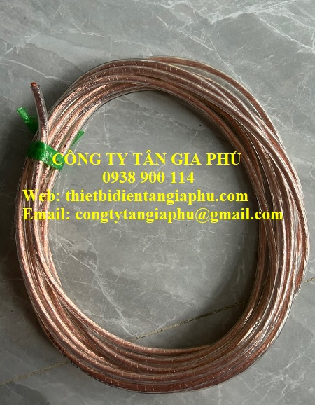 cáp đồng tiếp địa bọc nhựa