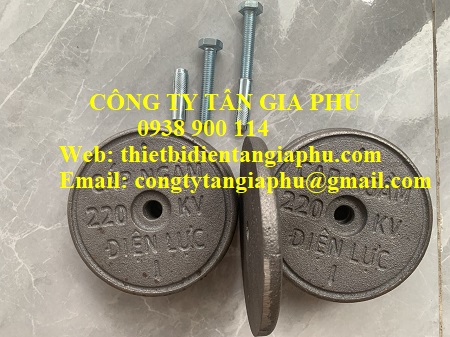 Mốc báo cáp điện lực 220KV bằng gang