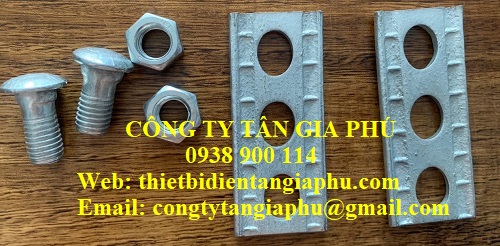 Kẹp 2 rãnh 3 lỗ cáp quang