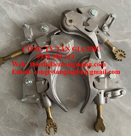 Kẹp tiếp địa mỏ vịt then hoa