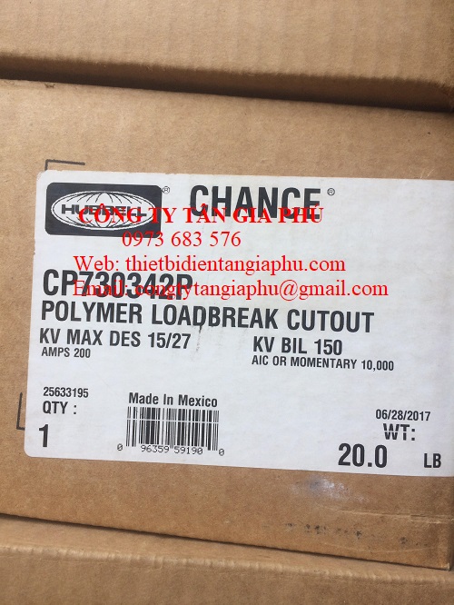 cầu chì tự rơi lbfco 200a