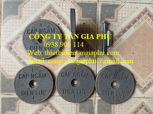 Mốc báo hiệu cáp ngầm gang