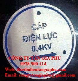 mốc định vị cáp ngầm bằng inox