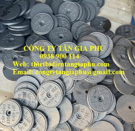 Mốc gang cảnh báo cáp 220kv
