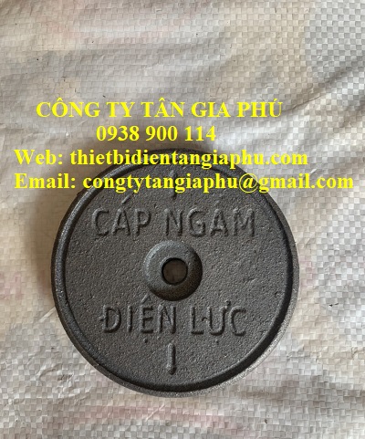 cảnh báo cáp ngầm bằng gang
