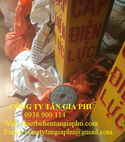 mốc gang cáp điện lực 