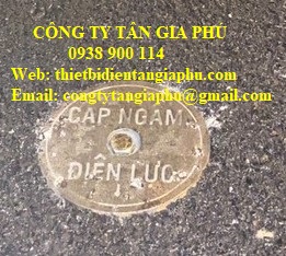 mốc gang cảnh báo cáp ngầm