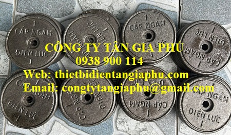 Mốc gang cảnh báo cáp ngầm điện lực