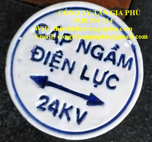 mốc sứ báo cáp 24kv