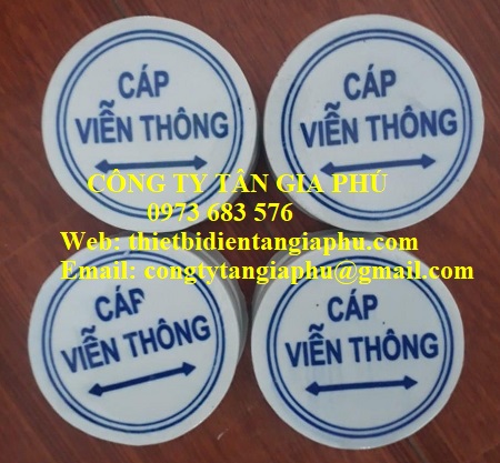 Sứ mốc báo cáp viễn thông