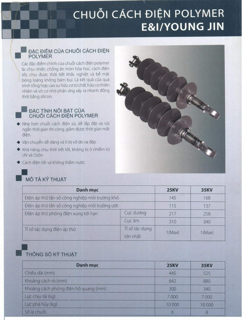 sứ treo polymer E&I
